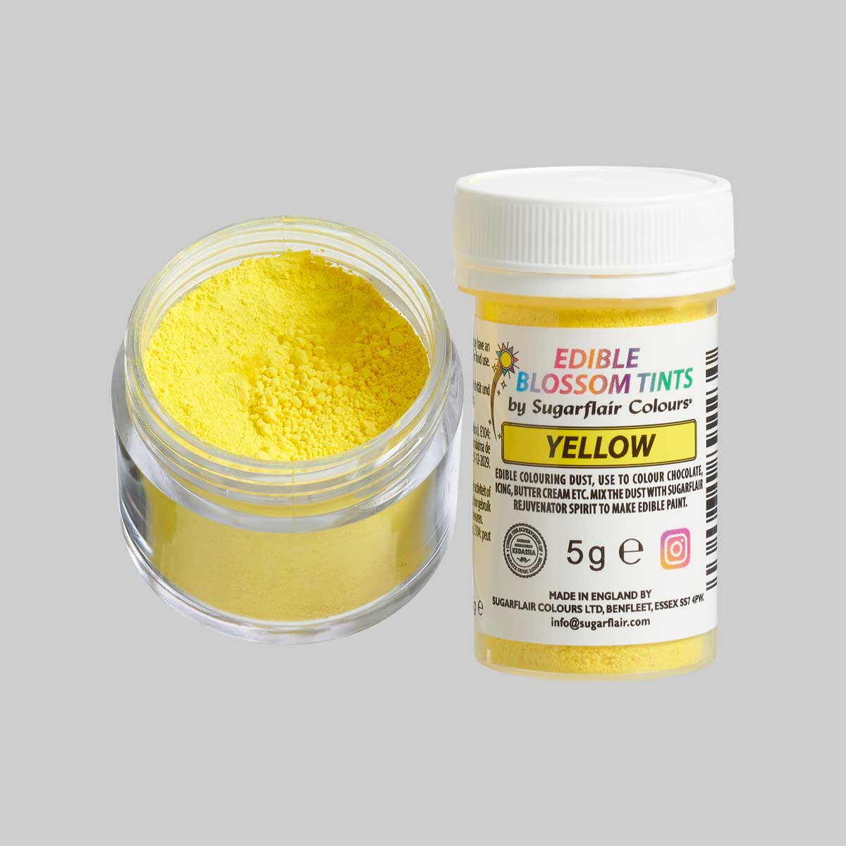 Sugarflair Blossom Tint Dust Yellow 5g