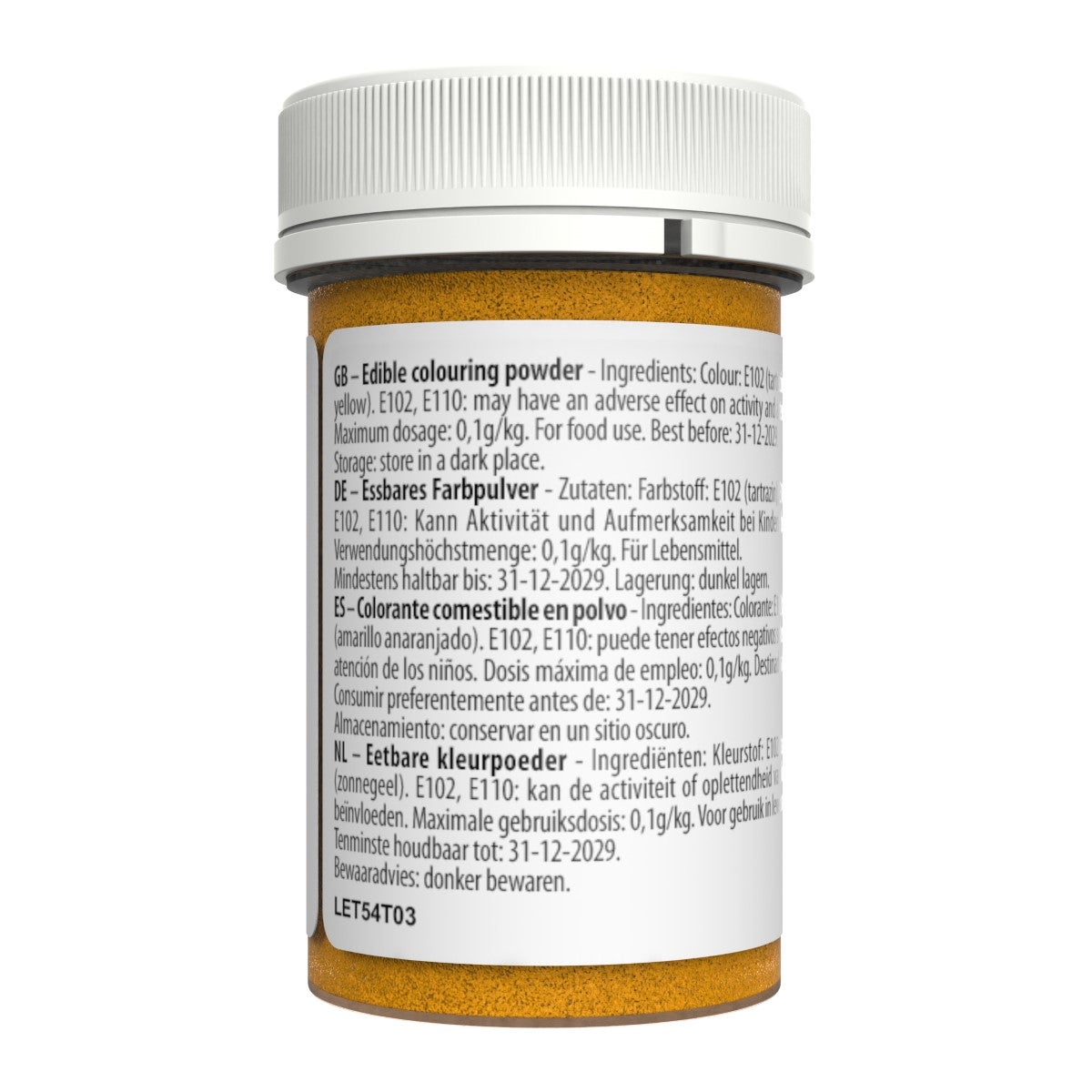 Sugarflair Blossom Tint Dust Egg Yellow 5g