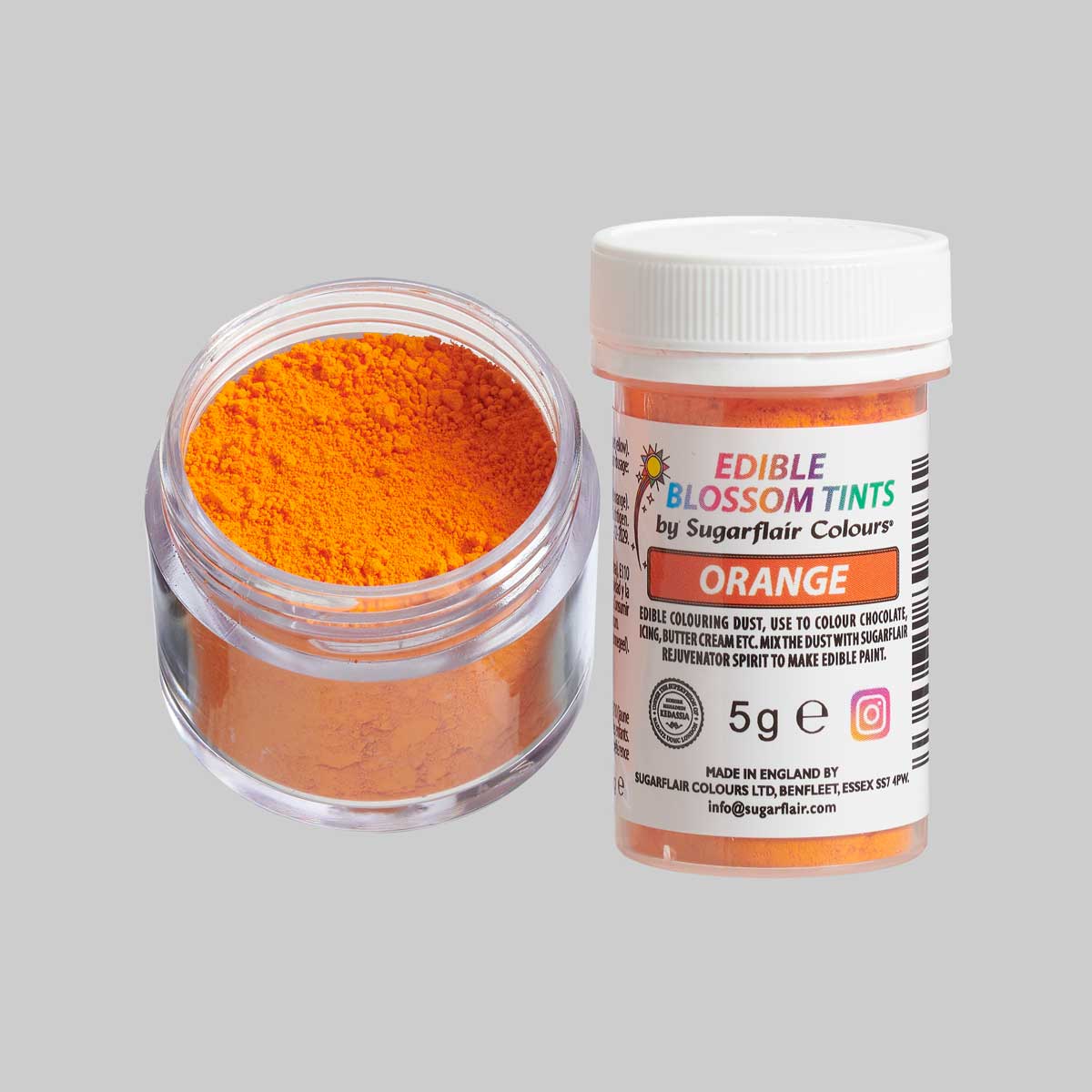Sugarflair Blossom Tint Dust Orange 5g