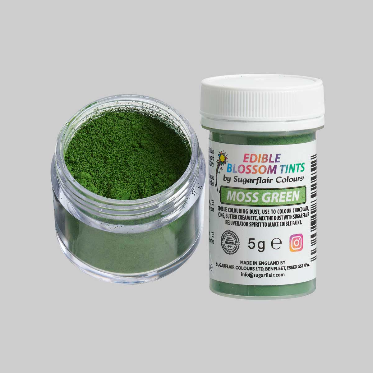 Sugarflair Blossom Tint Dust Moss Green 5g