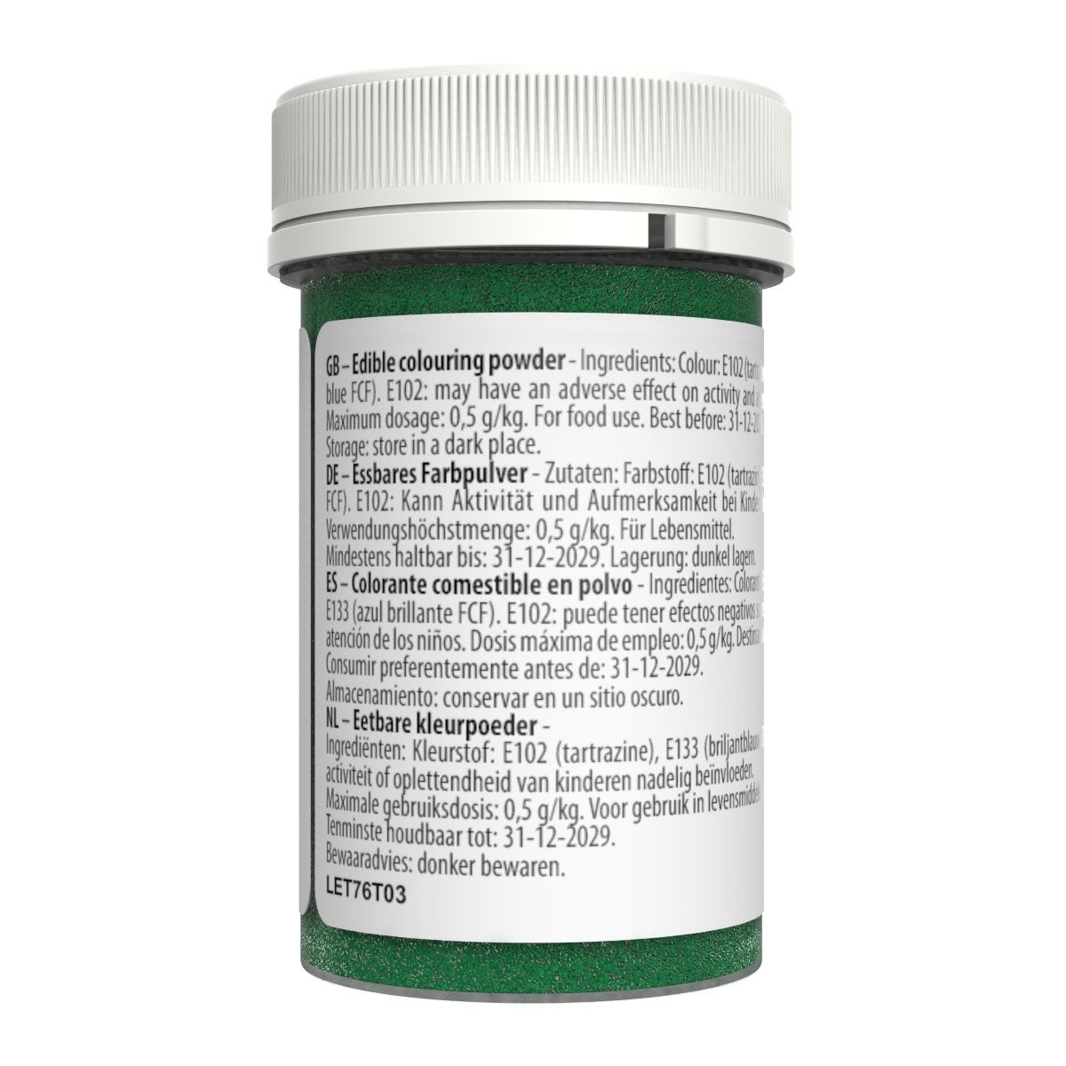 Sugarflair Blossom Tint Dust Apple Green 5g