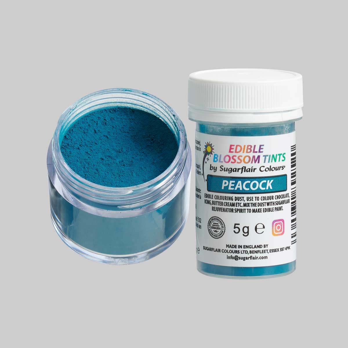 Sugarflair Blossom Tint Dust Peacock 5g