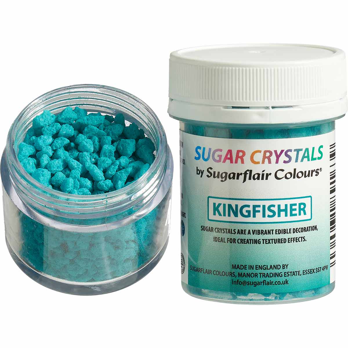 Sugarflair Suikerkristallen Kingfisher 40 g