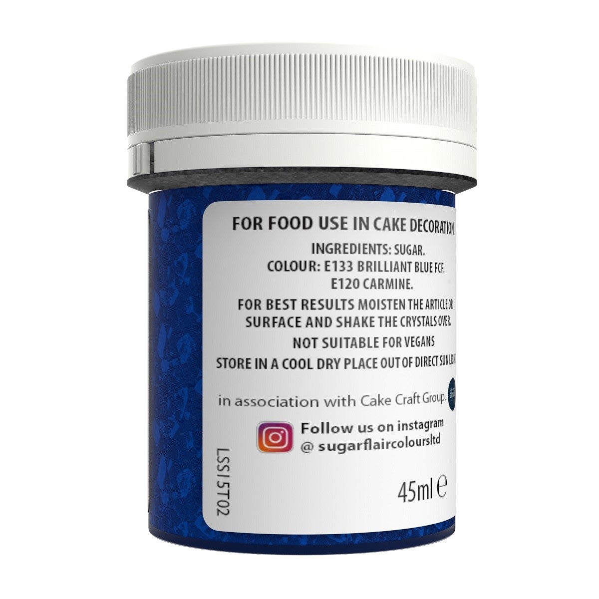 Sugarflair Suikerkristallen Electric Blue 40 g