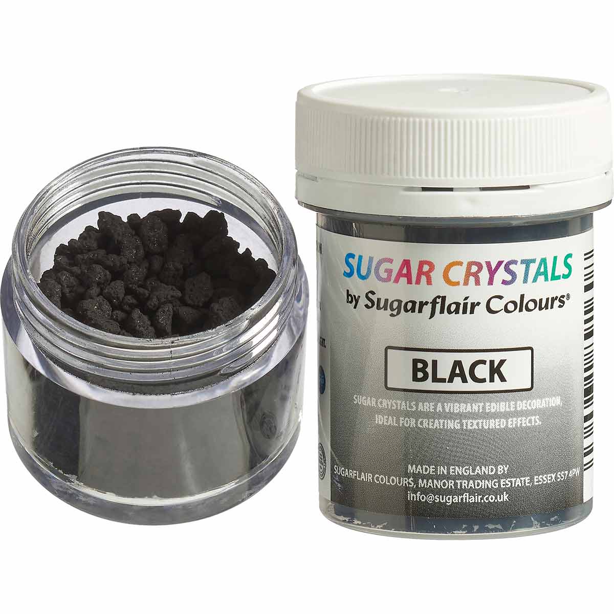 Sugarflair Suikerkristallen Zwart 40 g