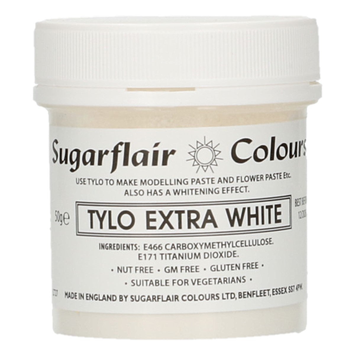 Sugarflair Tylo Poeder Extra Wit 50g