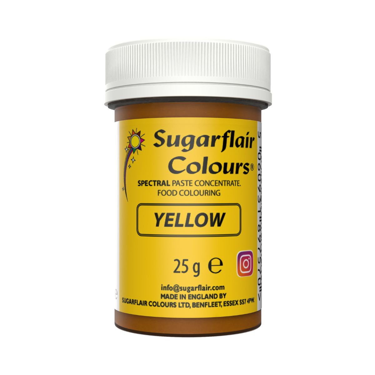 Sugarflair Paste Colour Geel 25 g