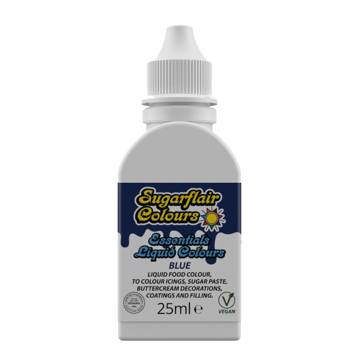Sugarflair Liquid Colour Blauw 25 ml