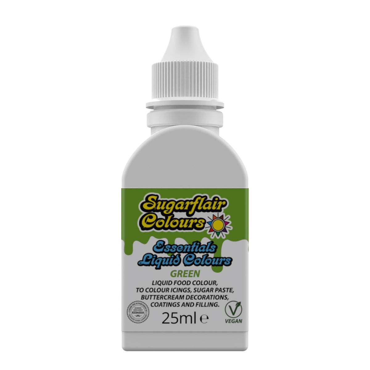 Sugarflair Liquid Colour Groen 25 ml