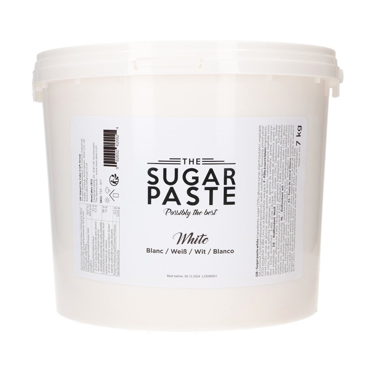 THE SUGAR PASTE™ Fondant Wit 7 kg