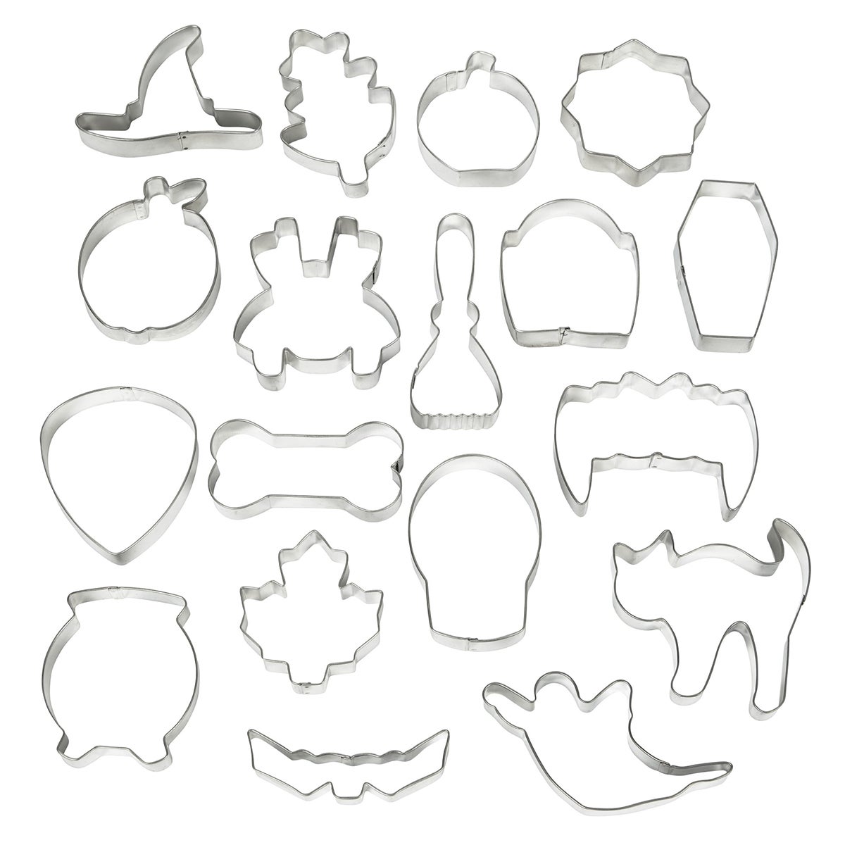 Wilton Metalen Koekjes Uitsteker Halloween Set/18