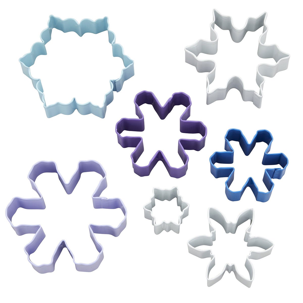 Wilton Koekjes Uitsteker Assorti Sneeuwvlokken Set/7