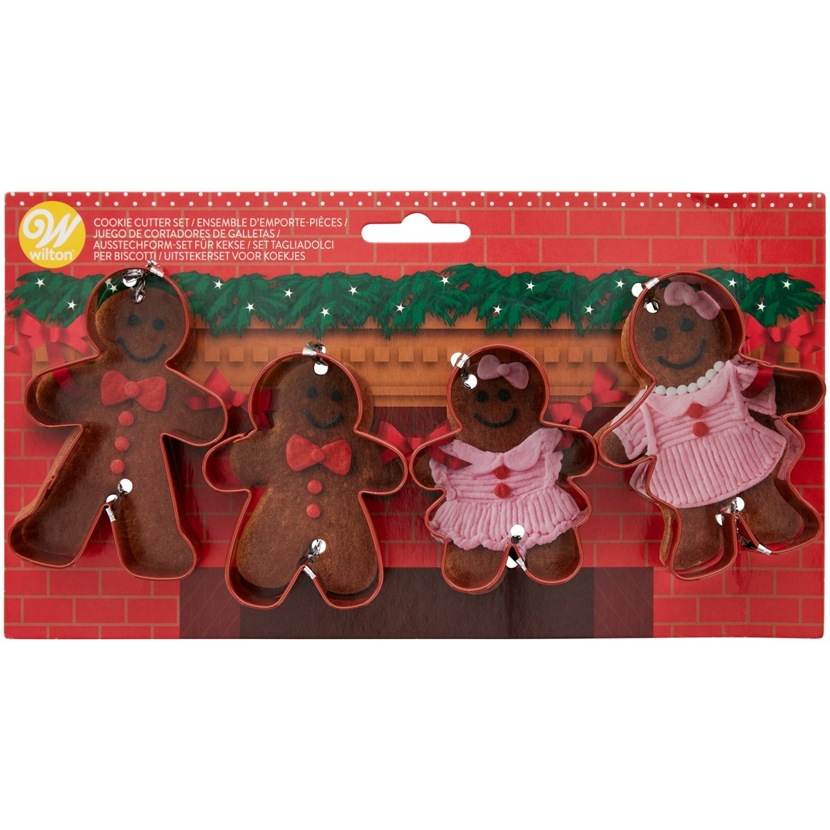 Wilton Koekjes Uitsteker Set Gingerbread Set/4