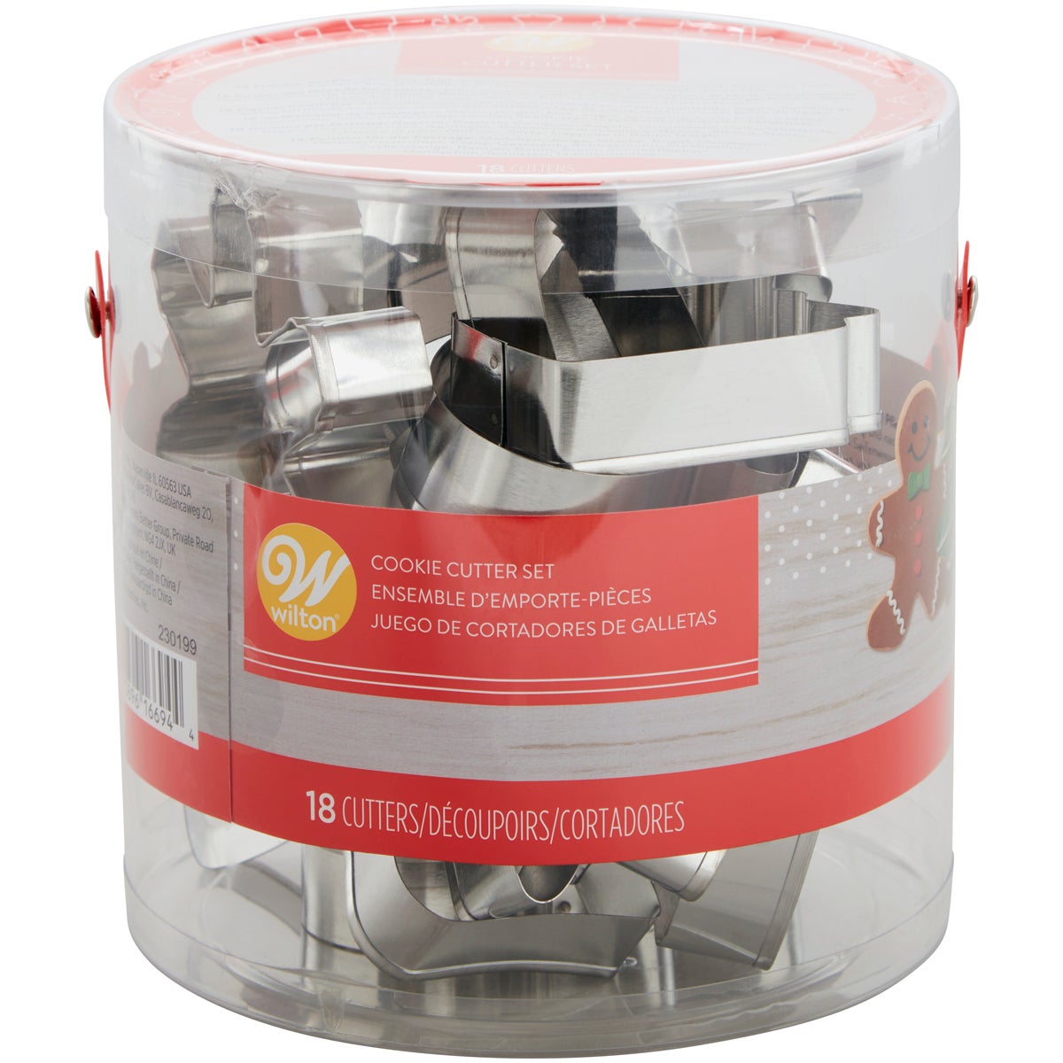 Wilton Metalen Uitsteker Set Feestdagen Set/18