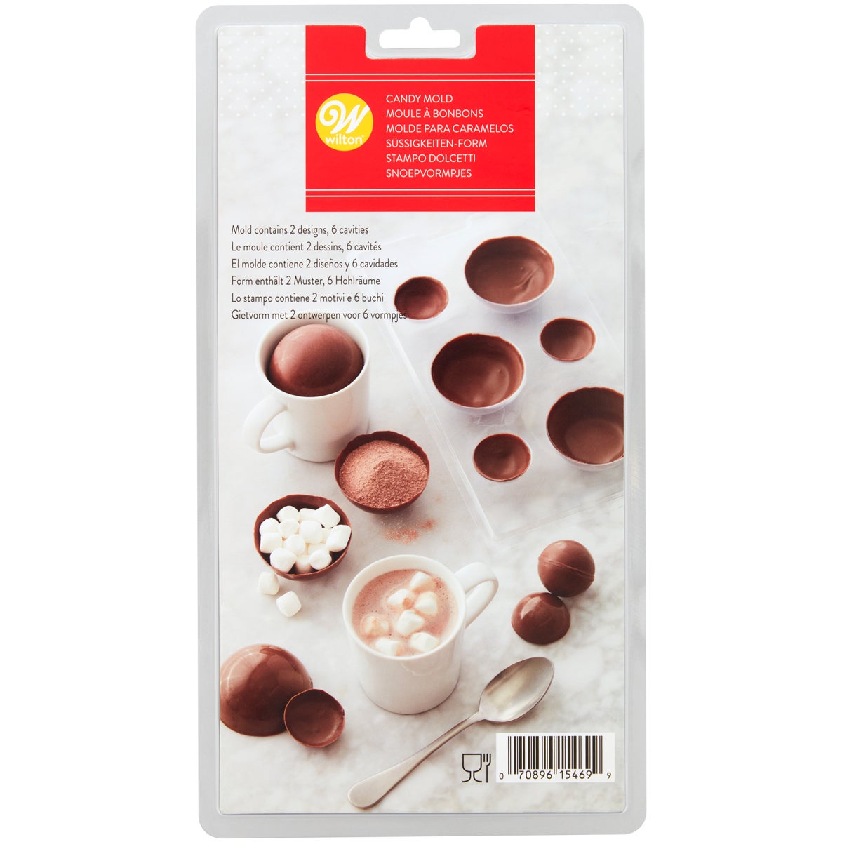 Wilton 3D Warme Chocolade Ball Candy Mould