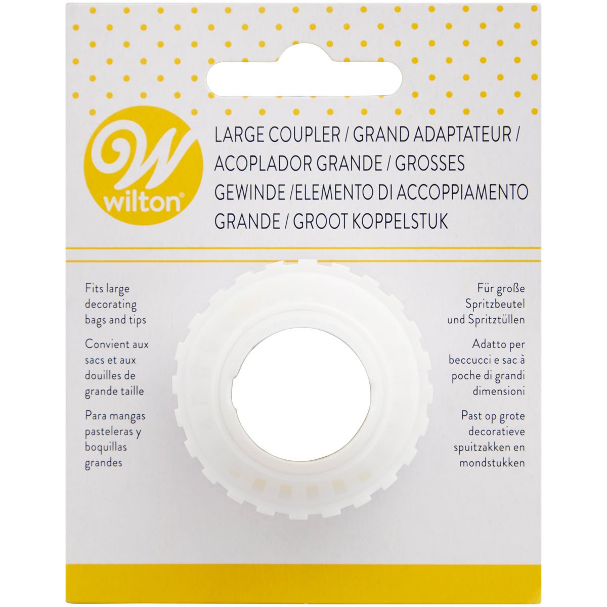Wilton Large Adaptor/Coupler Carded
