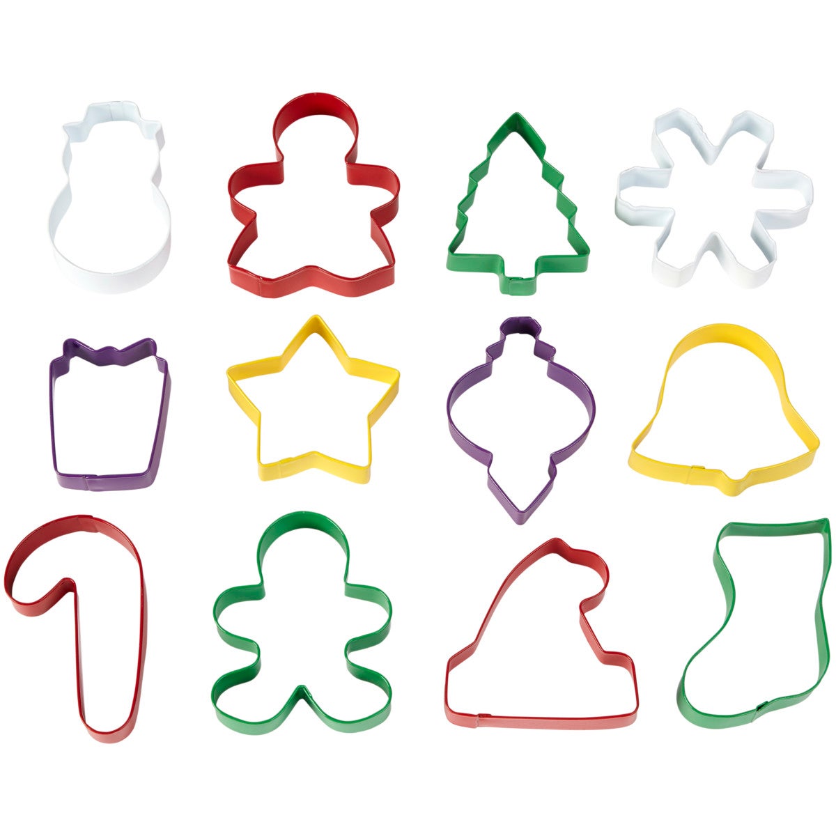 Wilton Uitstekers Kerstmis Set/12