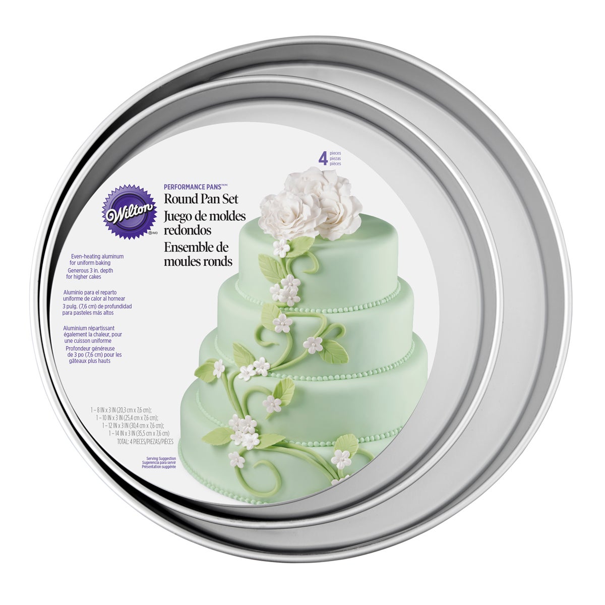 Wilton Performance Pans® Deep Round Pan set/4