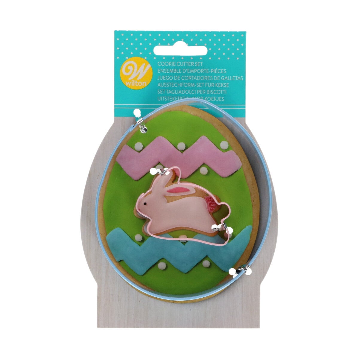 Wilton Koekjes Uitsteker Ei met Konijn Set/2