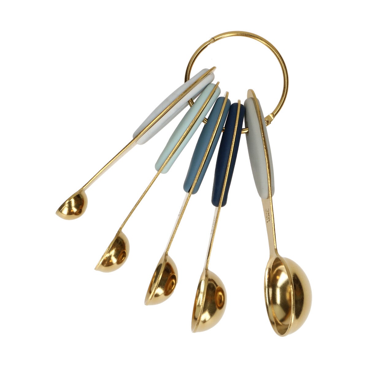 Wilton Gouden Metalen Maatlepels 5 stuks