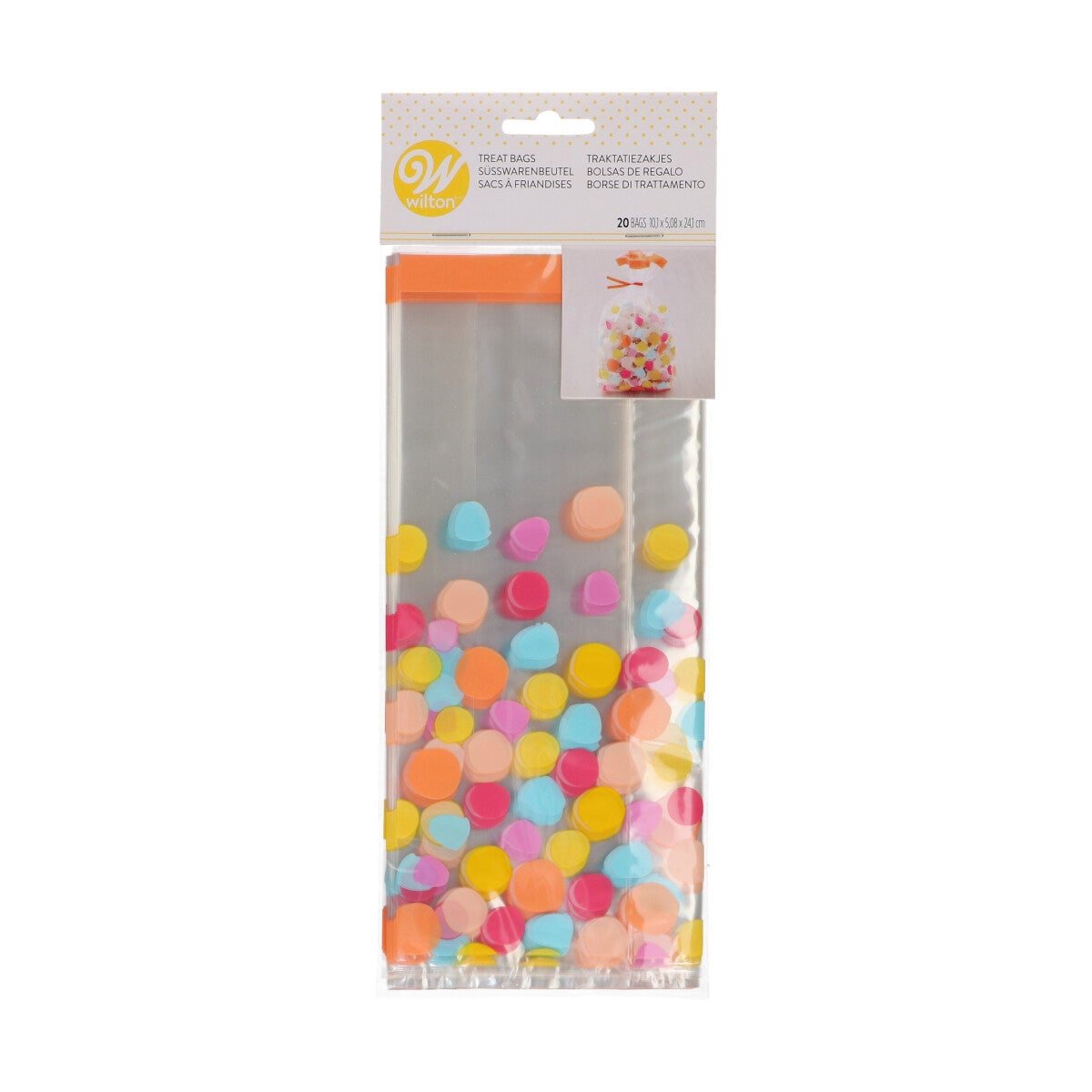 Wilton Traktatiezakjes Stippen pk/20