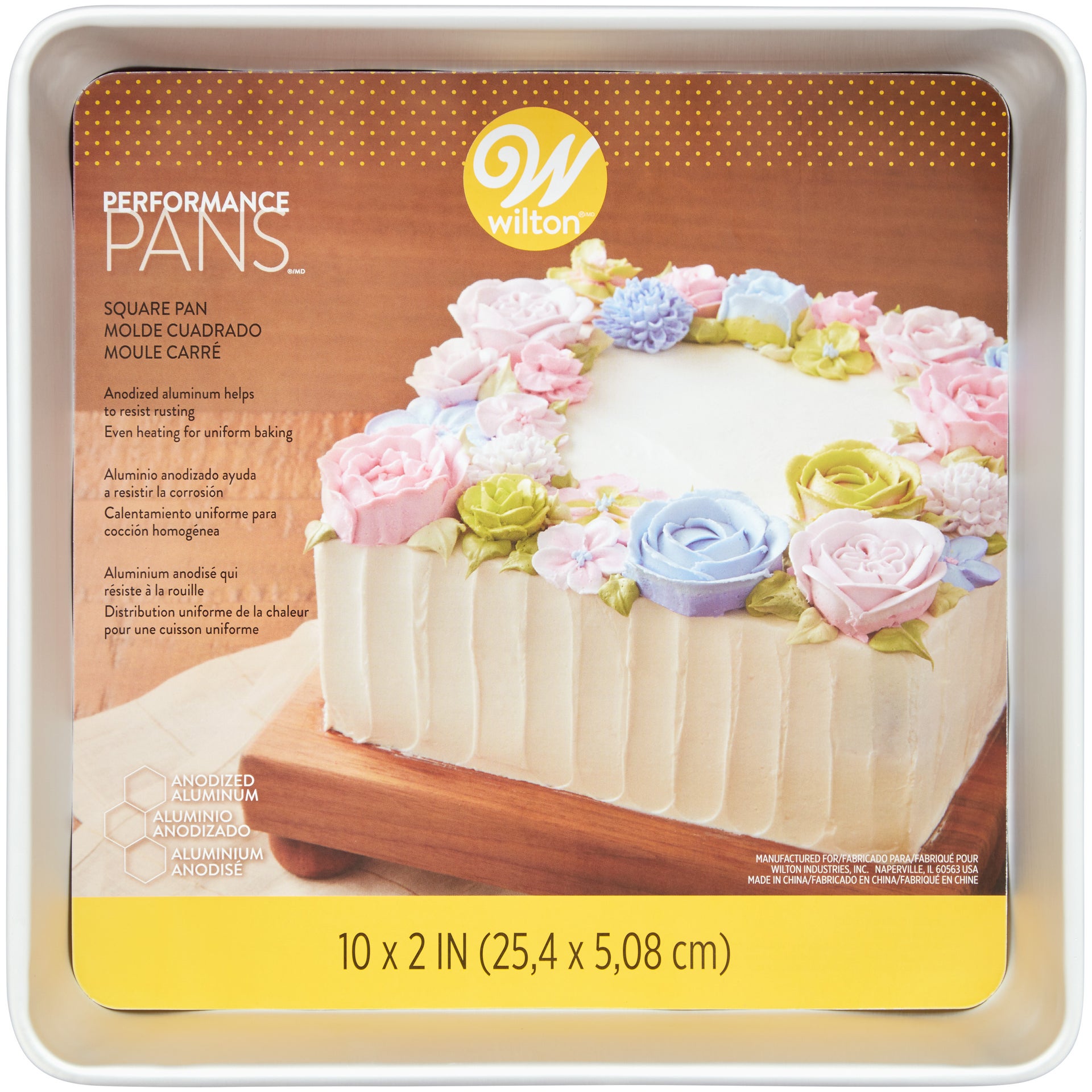 Wilton Performance Pans® Vierkante Bakvorm 25x25 cm