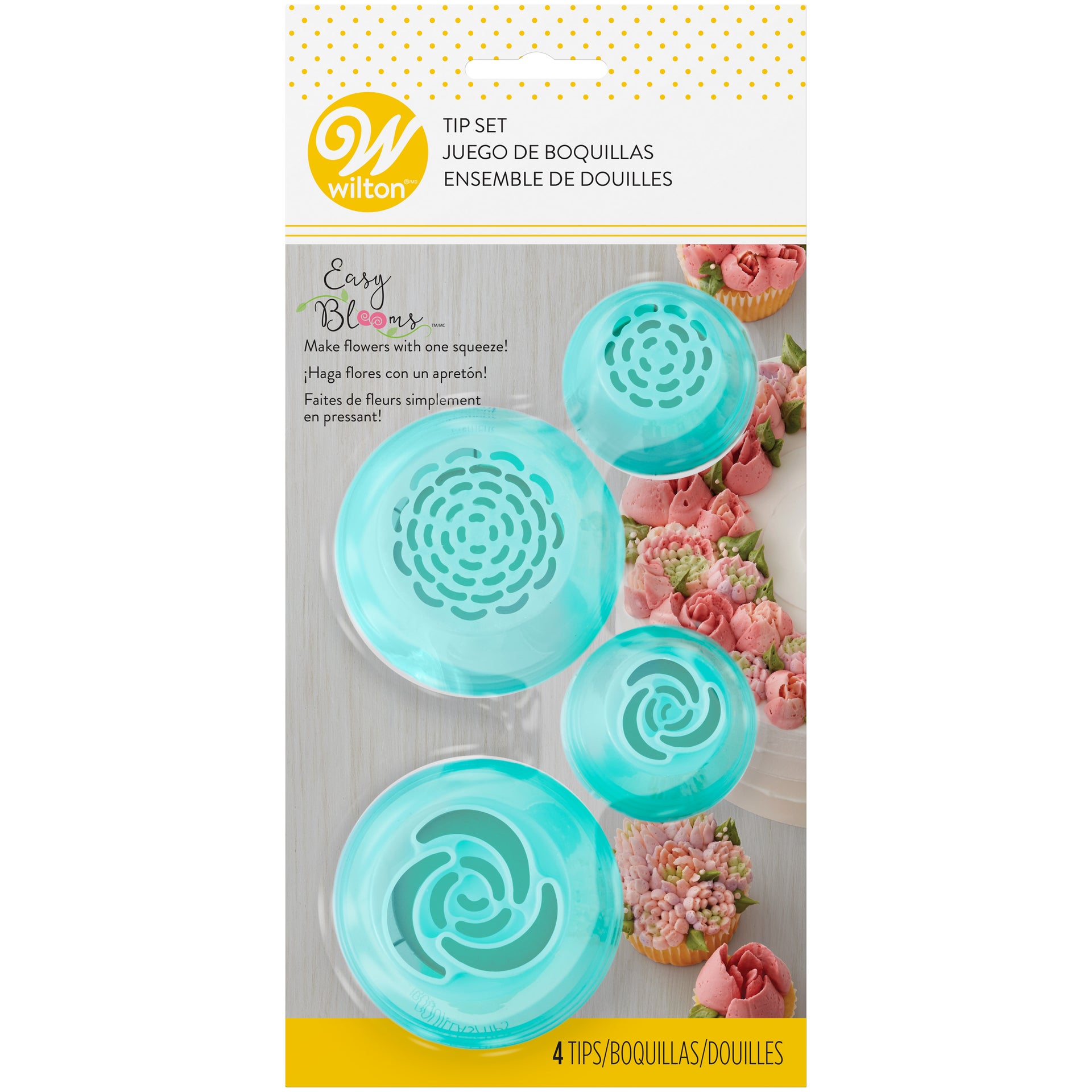 Wilton Decorating Tip Easy Blooms™ Set/4