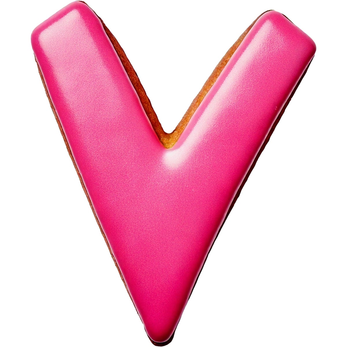 Wilton Koekjesuitsteker Letter V 8 cm