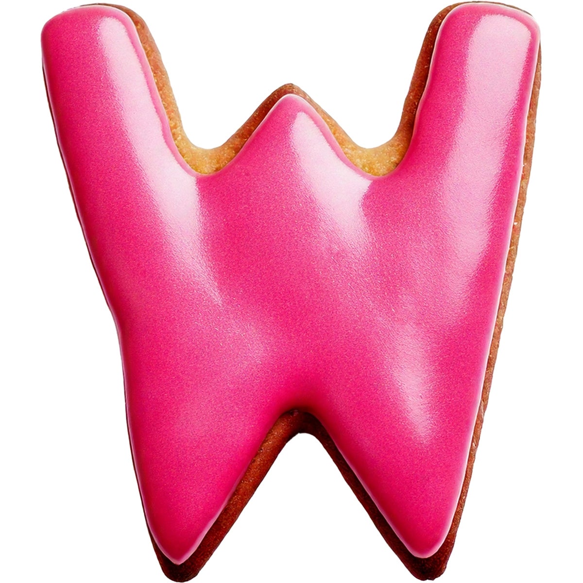 Wilton Koekjesuitsteker Letter W 8 cm