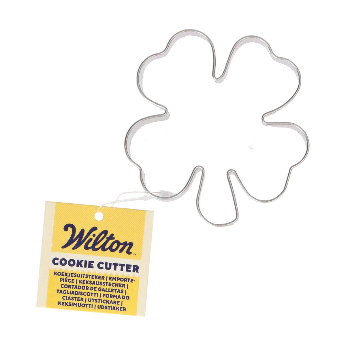Wilton Koekjesuitsteker Klavertje 4 7 cm