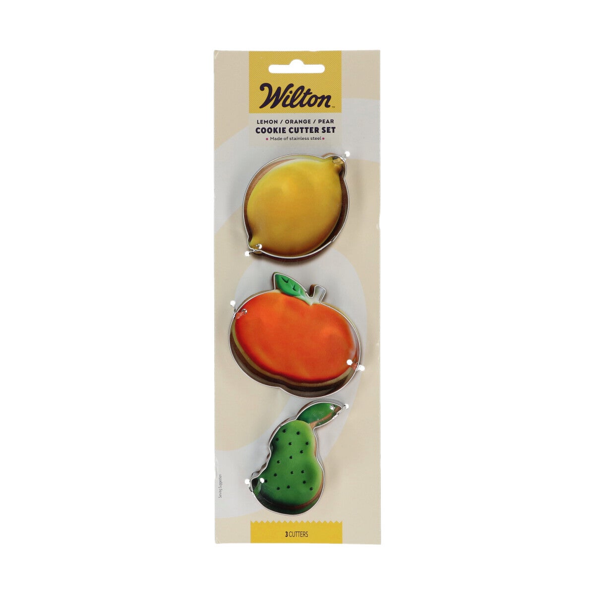 Wilton Koekjesuitsteker Citroen - Sinaasappel - Peer set/3