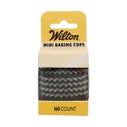 Wilton Mini Baking Cups Zwart set/160