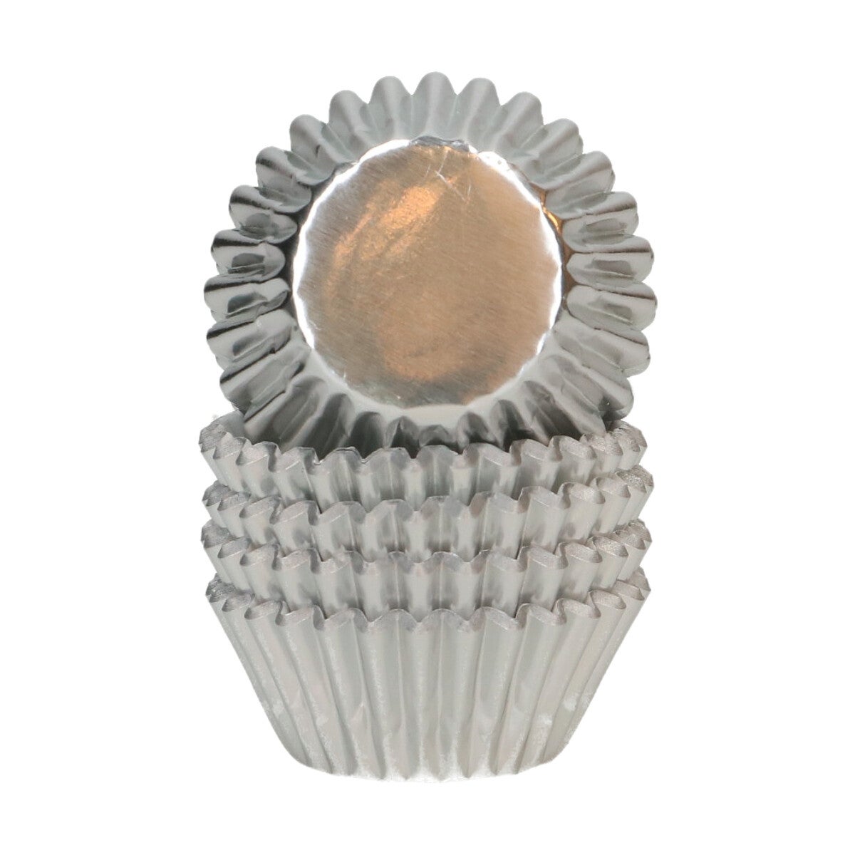 Wilton Mini Metallic Baking Cups Zilver set/160