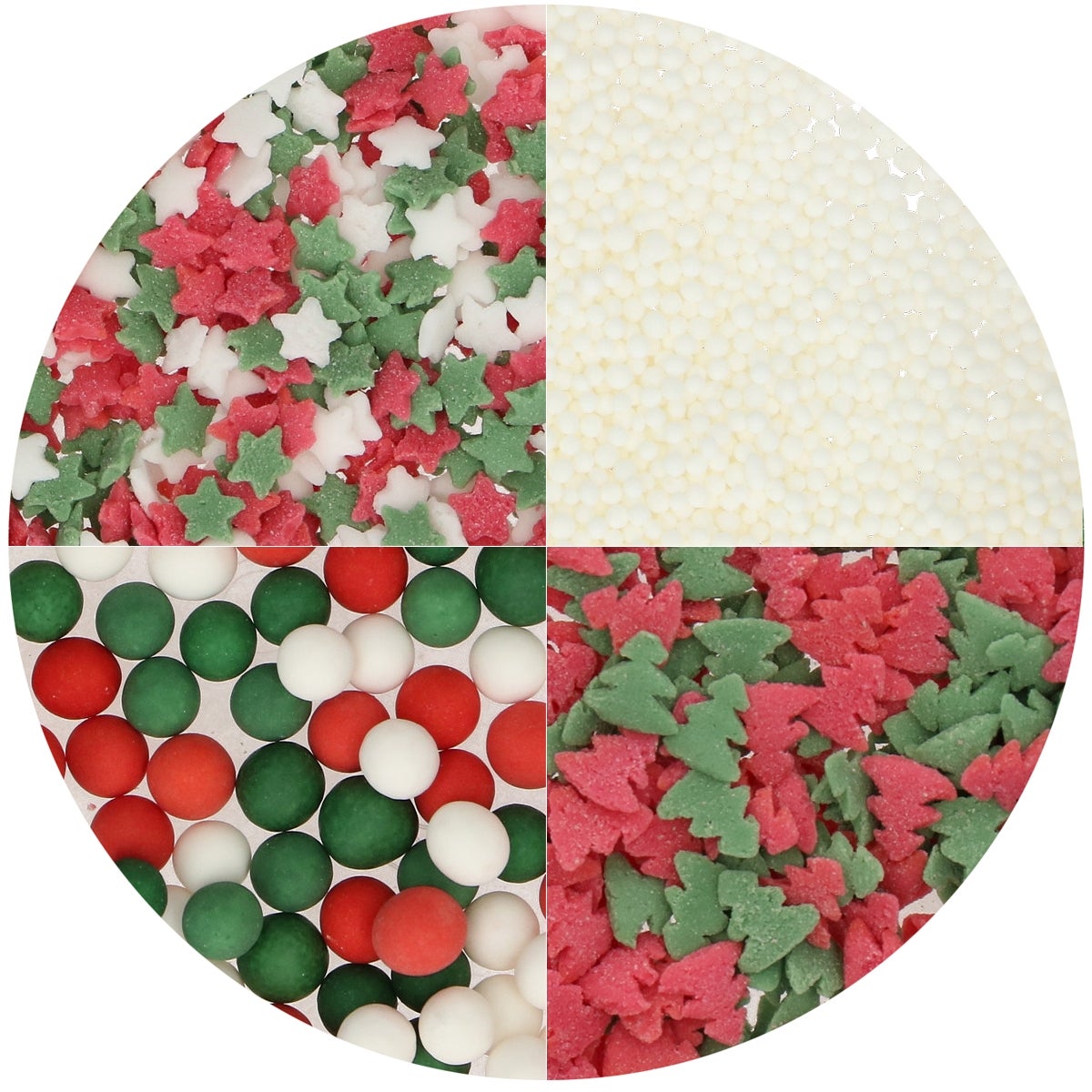 Wilton 4-in-1 Sprinkle Mix Traditionele Kerst