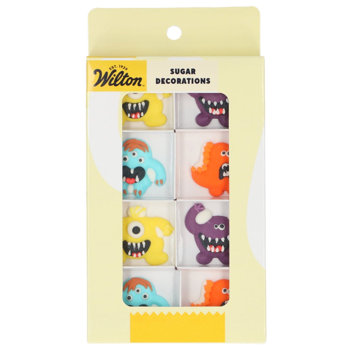 Wilton Suikerdecoraties Gekke Monsters set/8