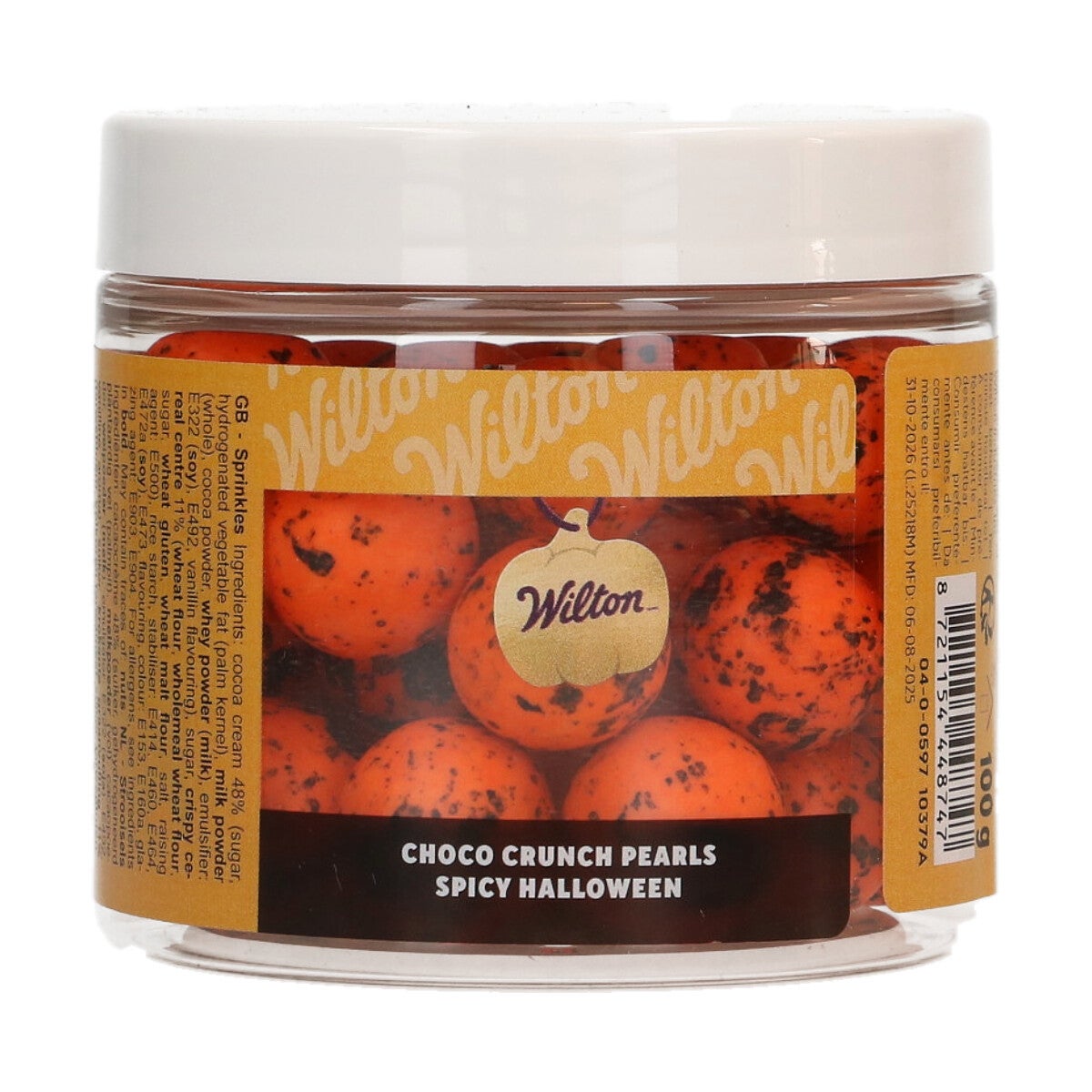 Wilton Choco Crunch Parels Spicy Halloween 100 g