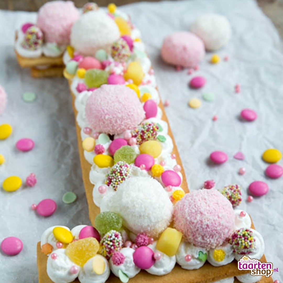 Cookie cake met snoepjes - Bakken met Kinderen