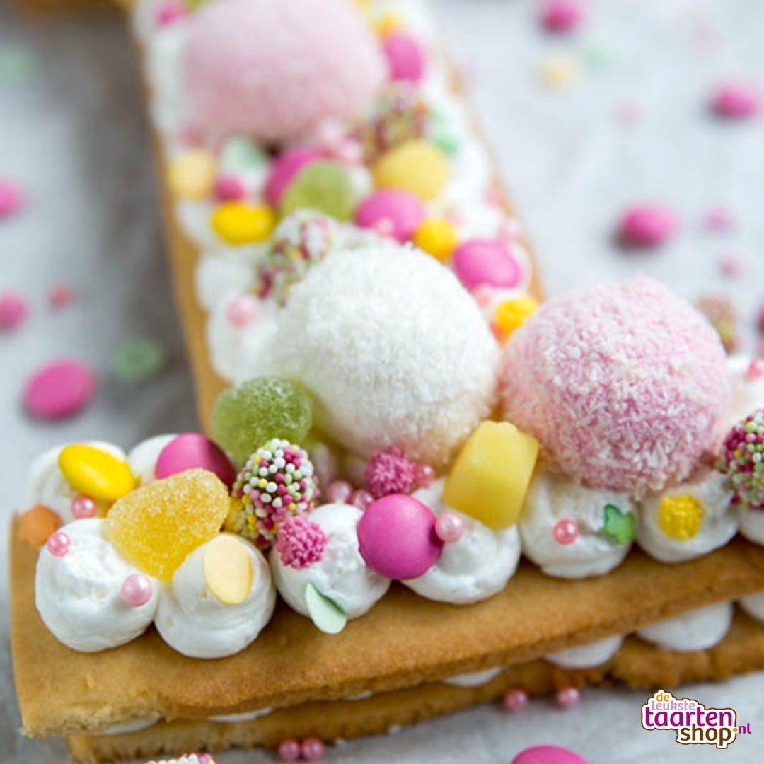 Cookie cake met snoepjes - Bakken met Kinderen