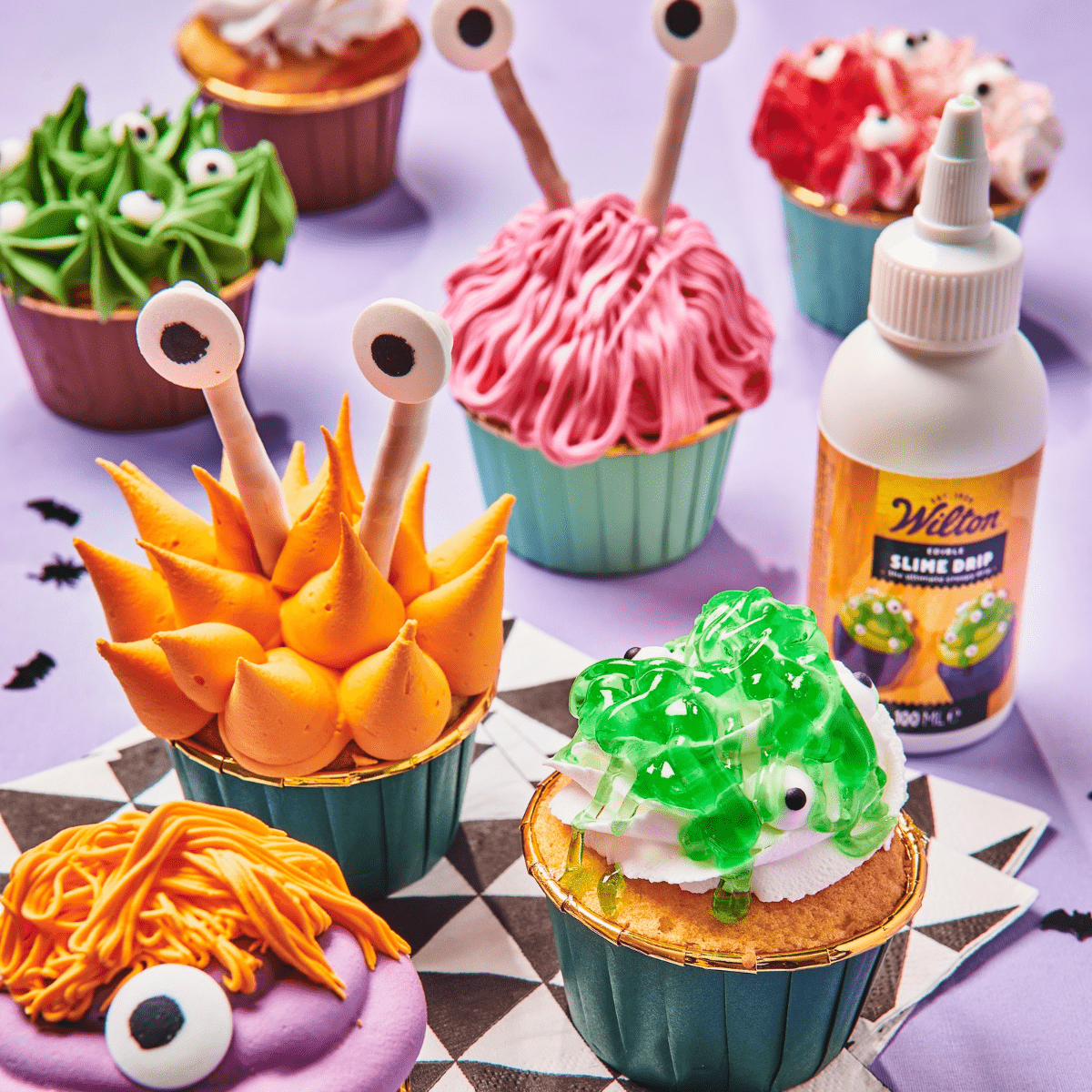 Monster cupcakes