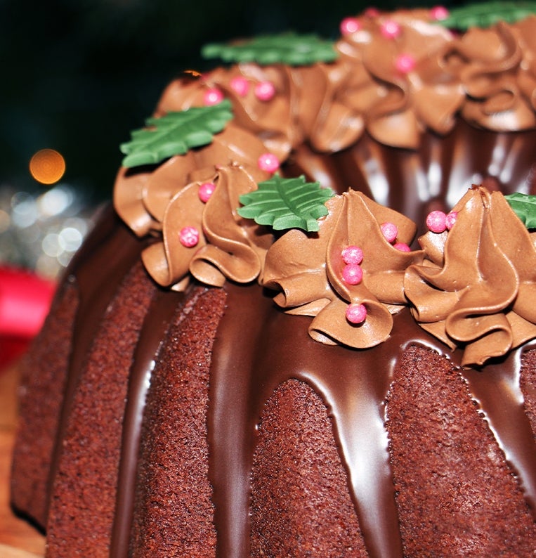Kerst Tulband met Chocolade Ganache