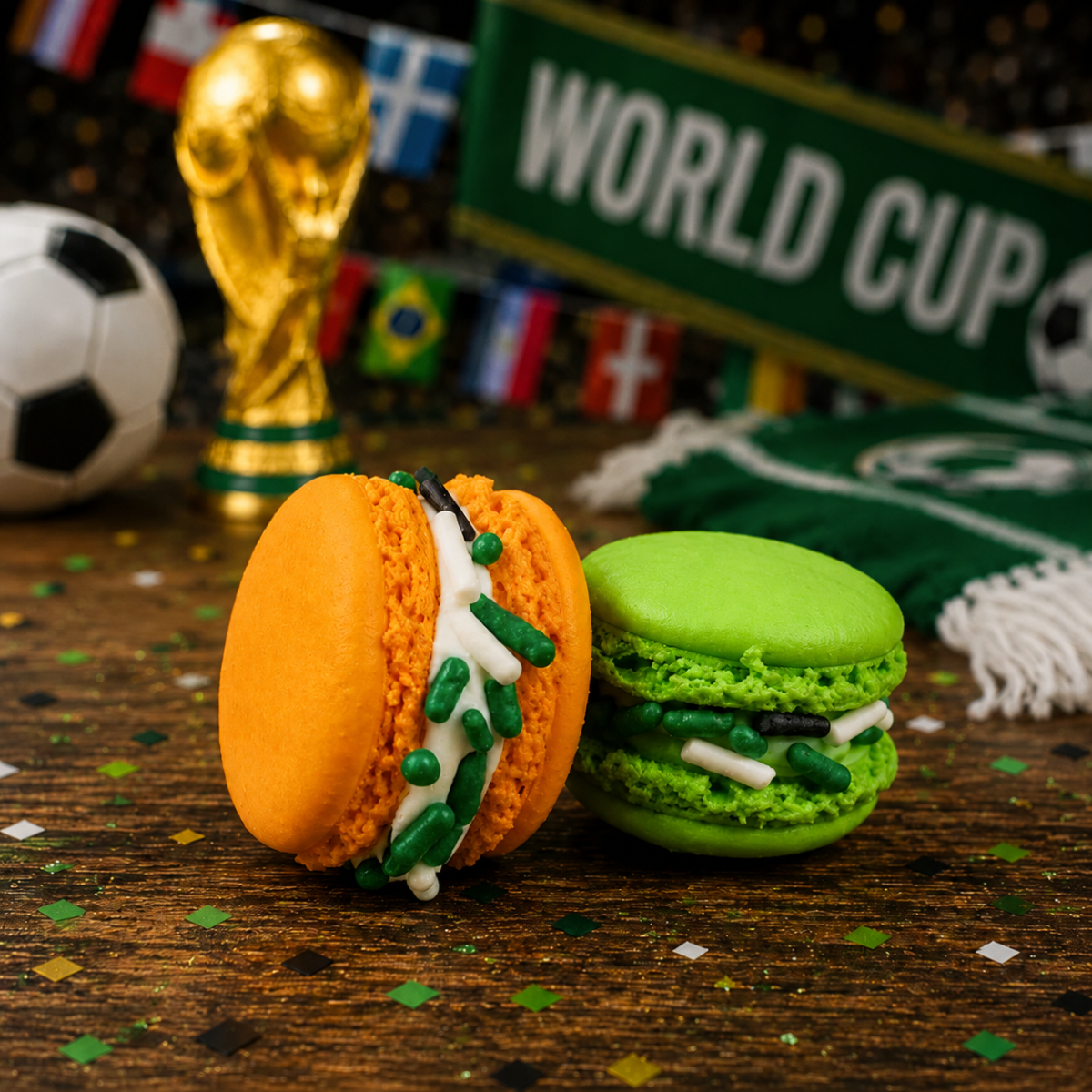 WK Voetbal Macarons