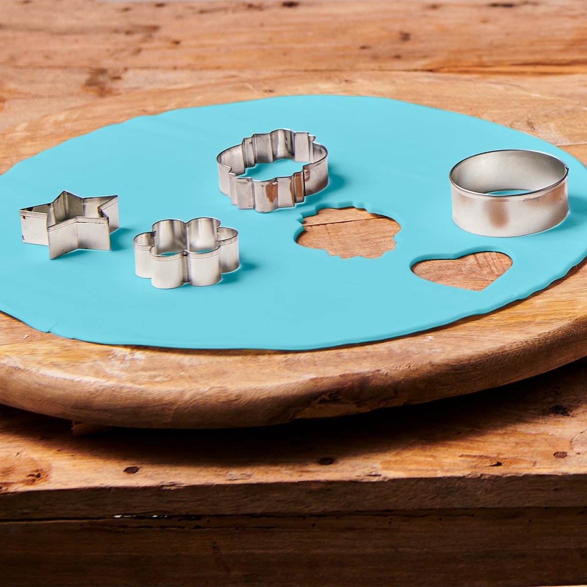 FunCakes Uitgerolde Fondant Disc Babyblauw