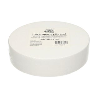 FunCakes Cake Dummy Round: Cake decorating, Reusable dummy, Make the perfect round dummy, 25 cm x 10 cm FunCakes Cake Dummy Round: Cake decorating, Reusable dummy, Make the perfect round dummy, 25 cm x 10 cm