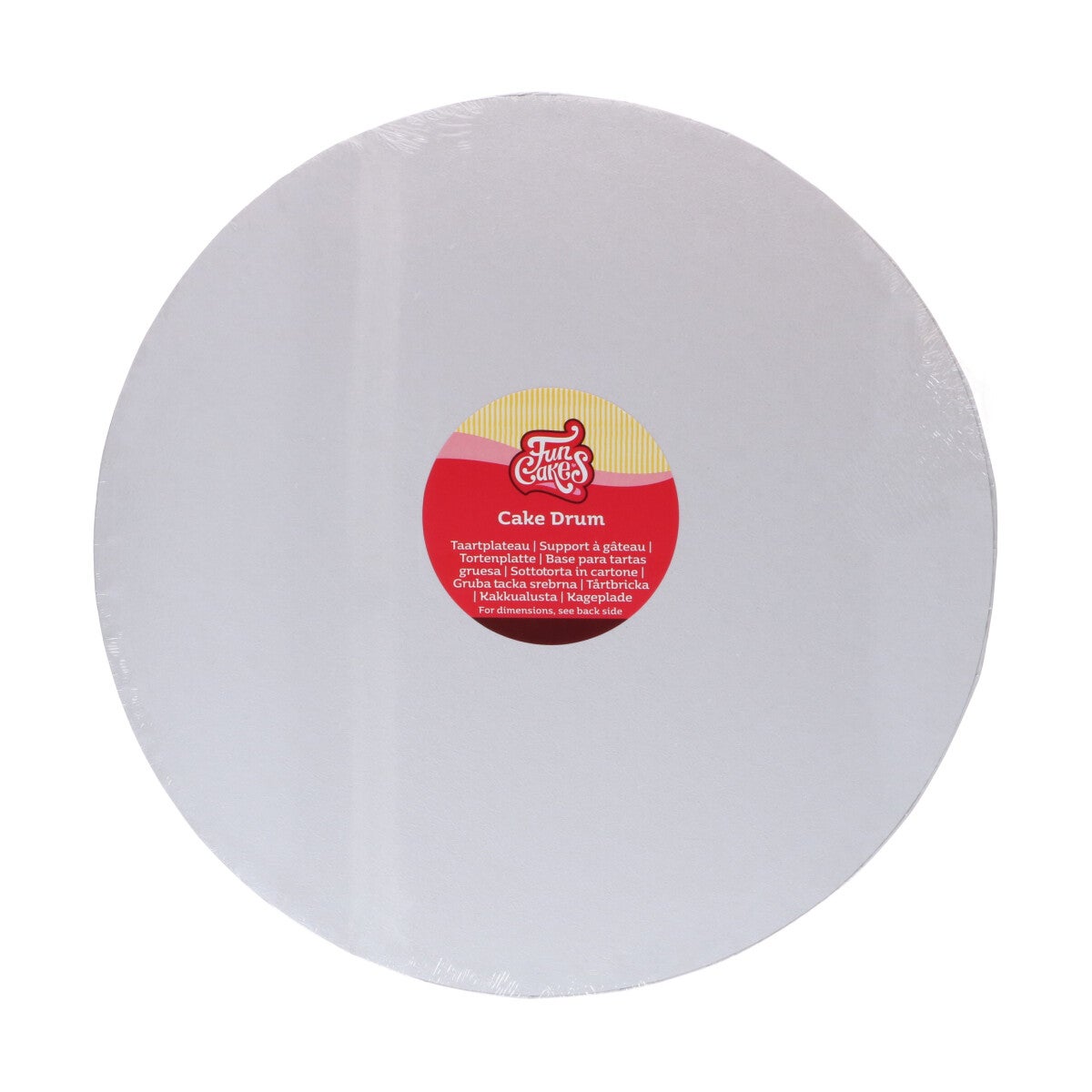 8" Round Cake Board 1/4" Thick | Taylor Foam