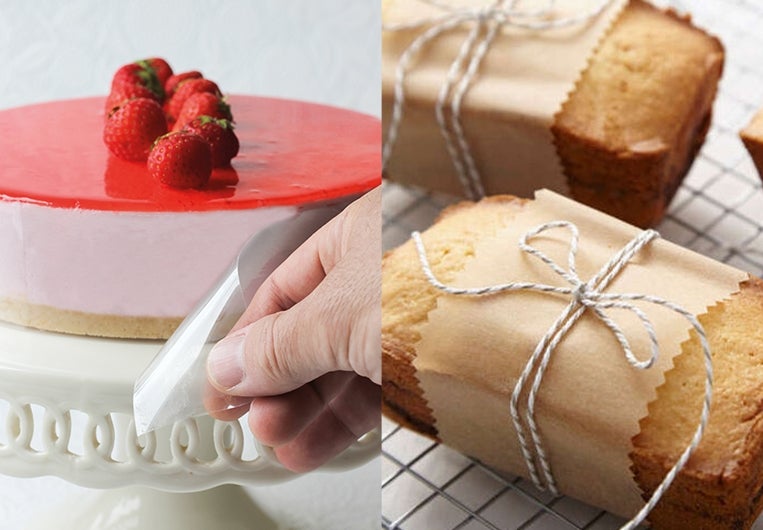 Taartrandfolie 15 cm hoog, transparante taartfolie, acetaatfolie, herbruikbaar, taartringfolie, hoog voor cake, chocolade, mousse, taart, dessertringen