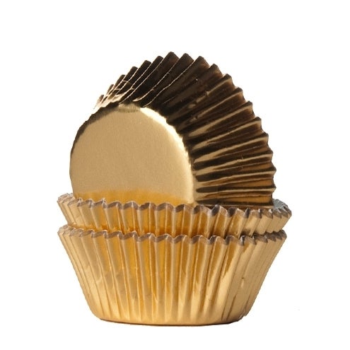81 Caissettes Muffins Jetables Aluminium – Lot 3 Couleurs (Rose, Blanc, Or) – 27 Par Couleur – Étanchéité Parfaite Mariage, Anniversaire, Cupcakes