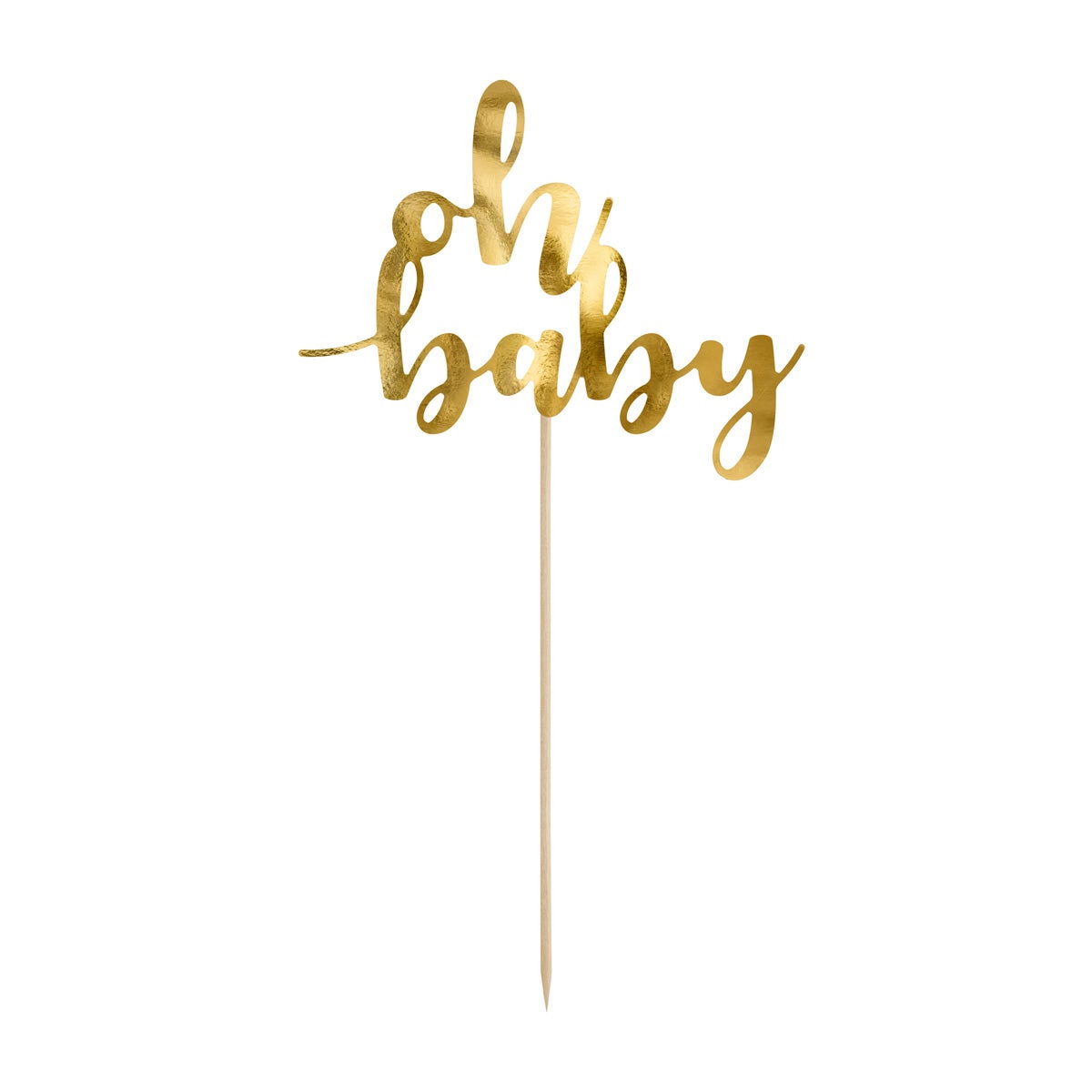 Taart Topper Acryl Oh Baby | Taarttoppers Acryl & Kunsthars | Bake