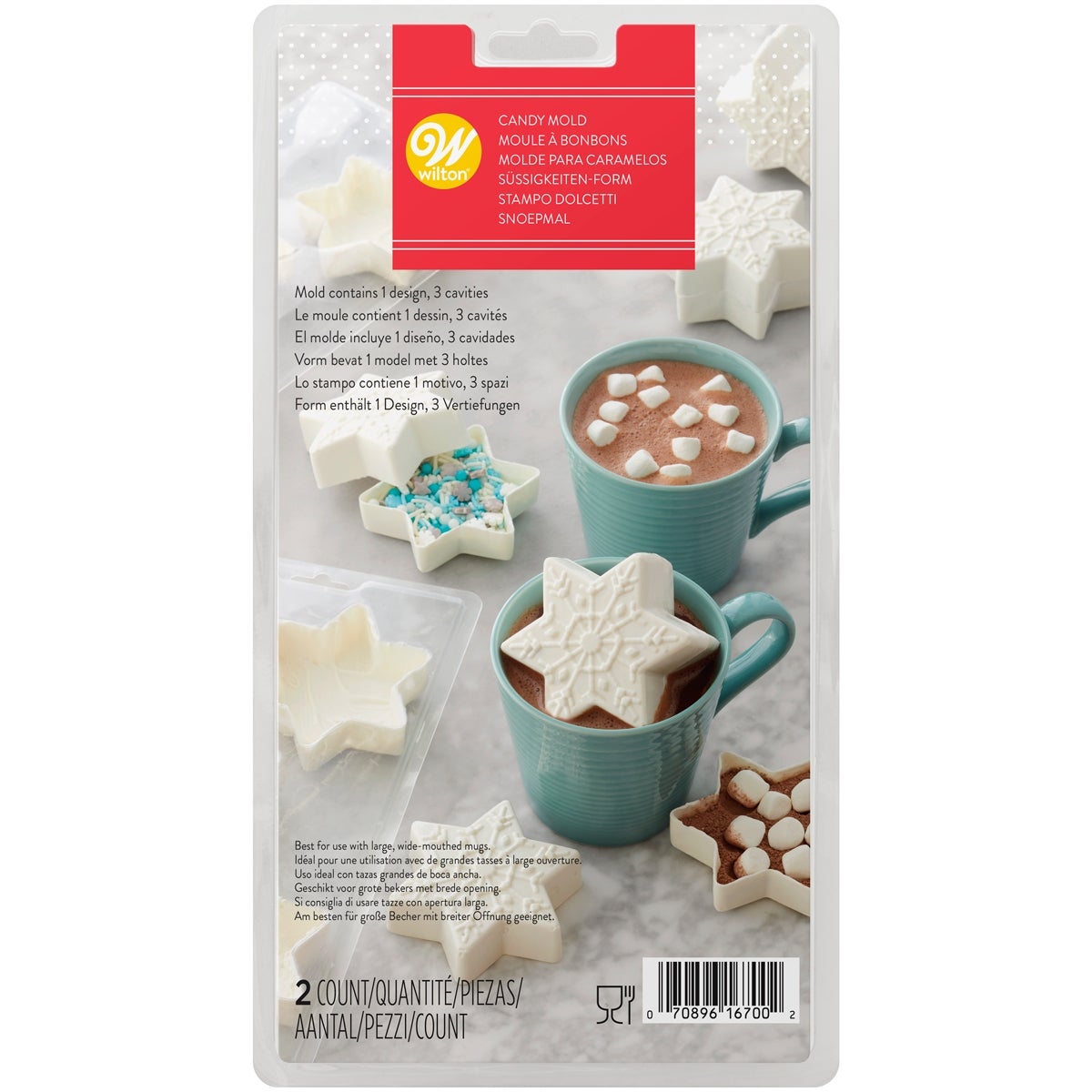 10 Holten Siliconen Mold 3D Kerst Sneeuwvlok Mould Chocolade Cake Decor Tool voor Keuken Bakken