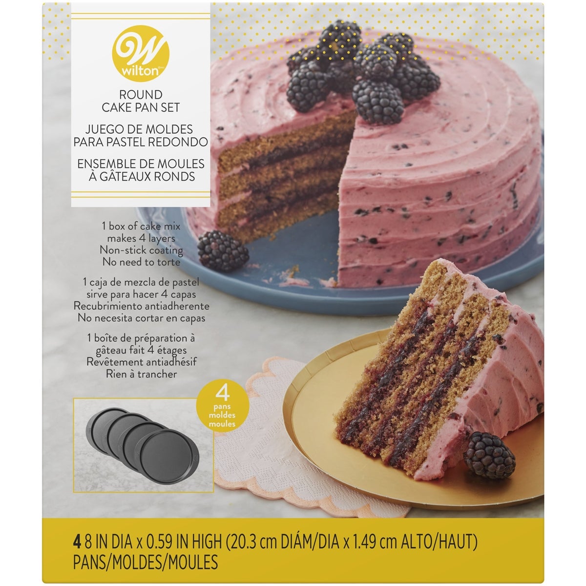 chocolate cake wilton tier cake pan set